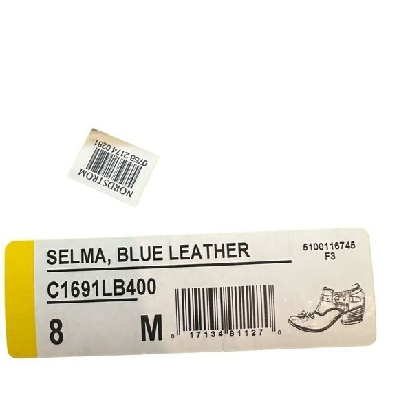 Maya Selma navy leather and brown booties - Picture 8 of 8